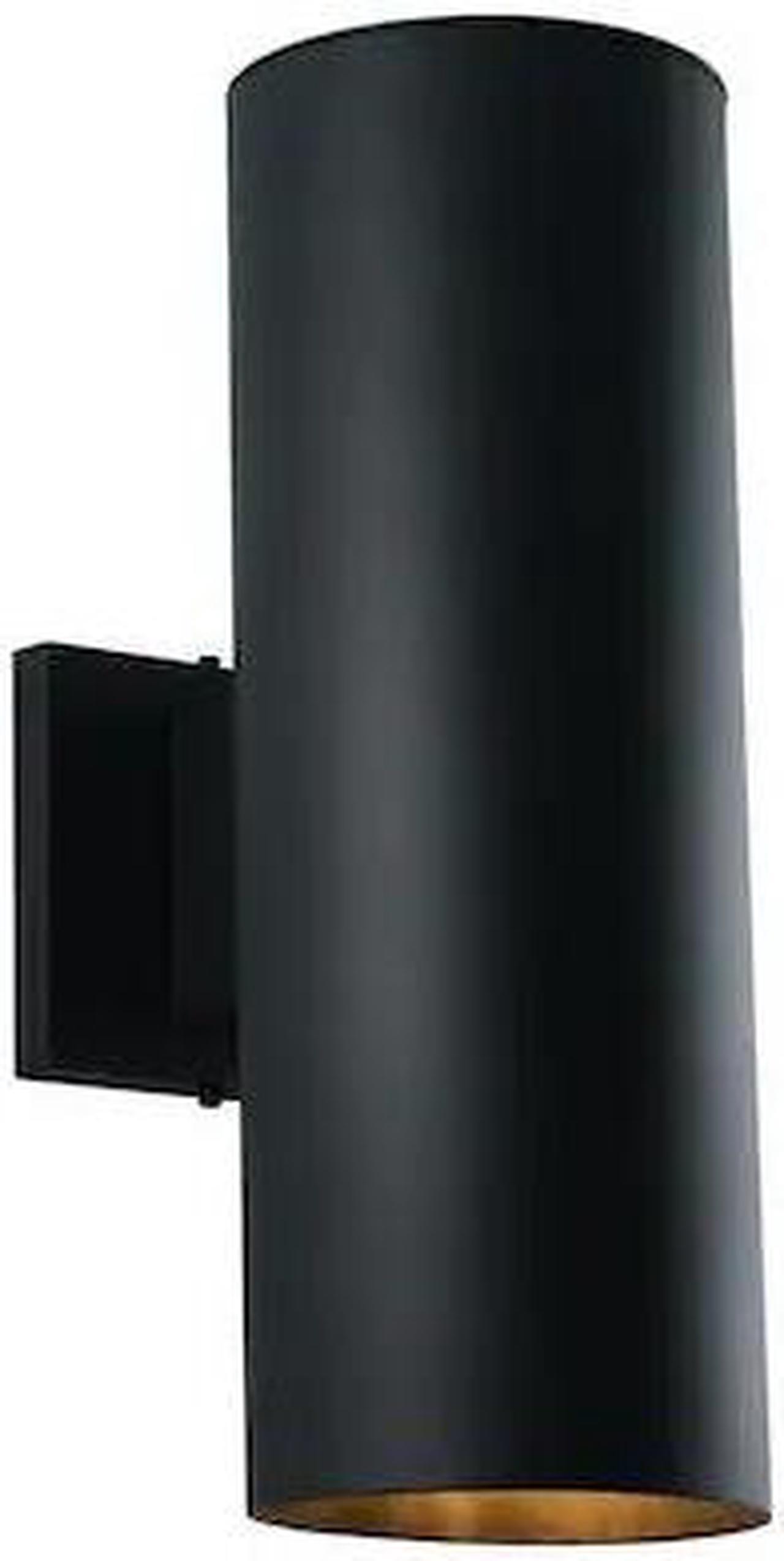 Alt view image 6 of 12 - Vaxcel Chiasso 5" Outdoor Wall Light Textured Black - CO-OWB052TB