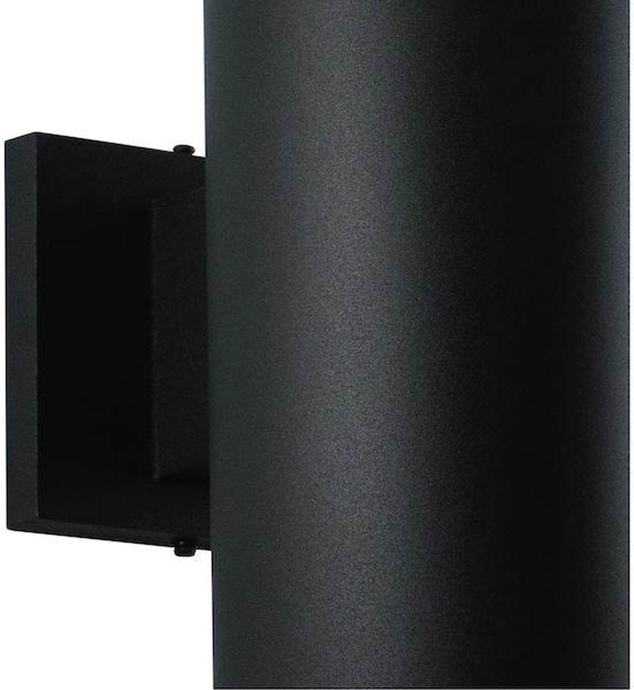 Alt view image 7 of 12 - Vaxcel Chiasso 5" Outdoor Wall Light Textured Black - CO-OWB052TB