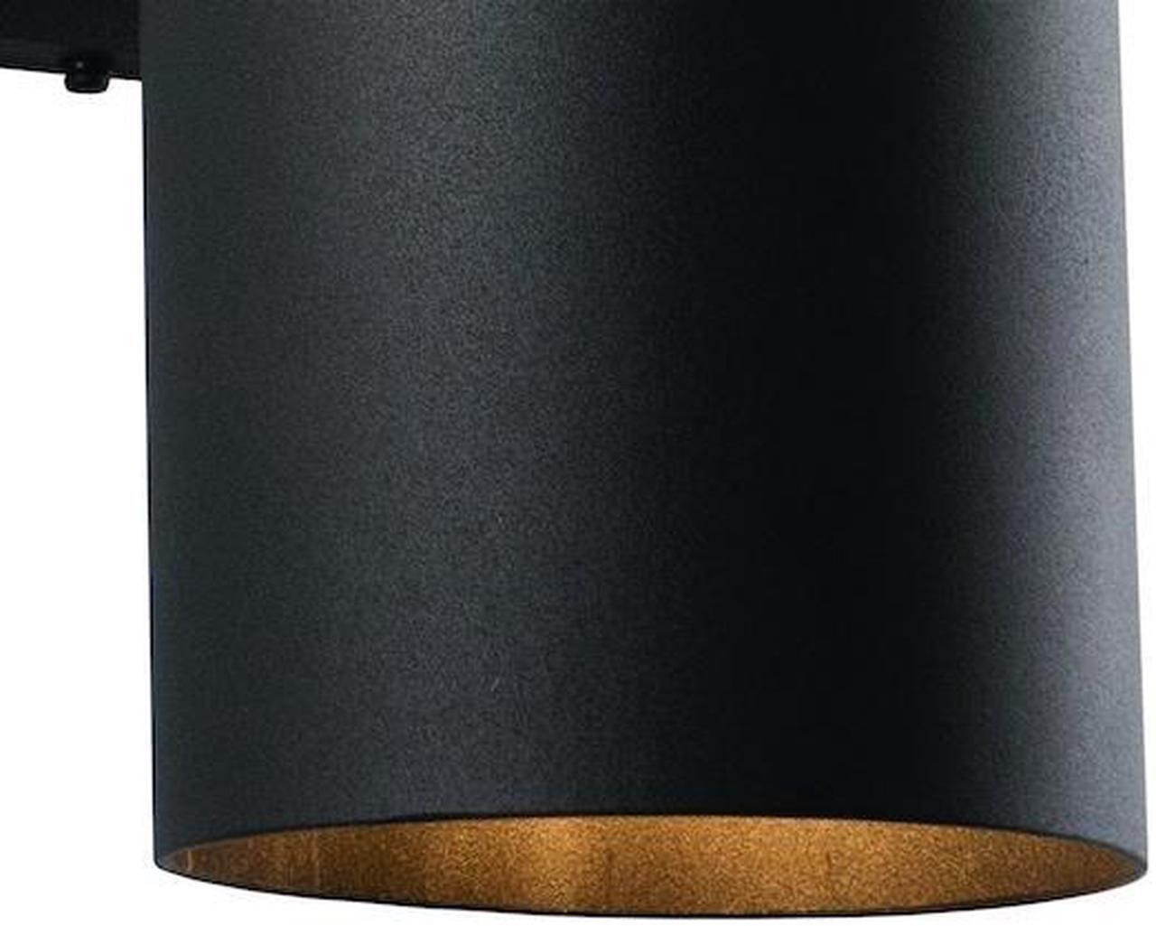 Alt view image 10 of 12 - Vaxcel Chiasso 5" Outdoor Wall Light Textured Black - CO-OWB052TB