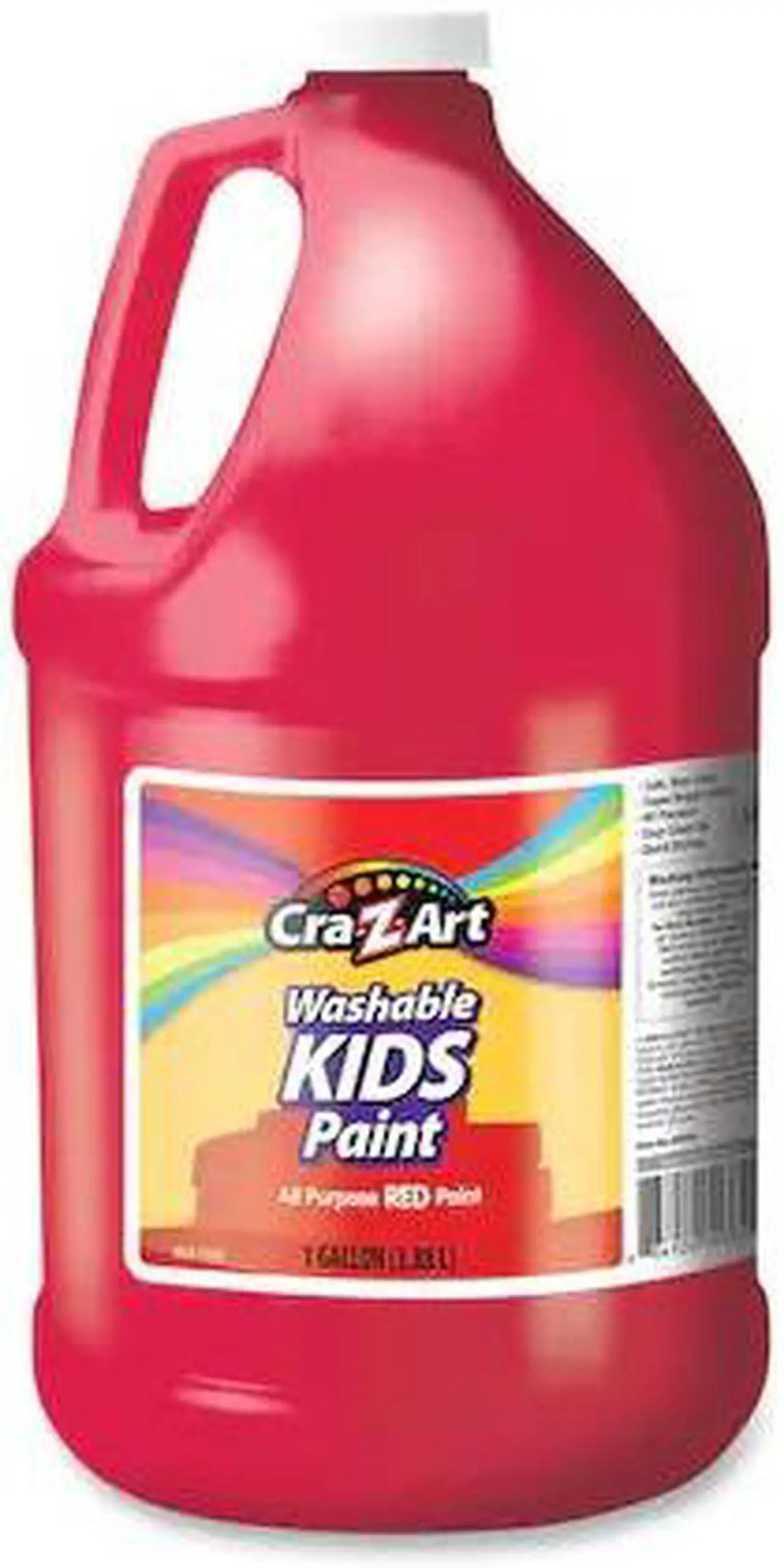 Alt view image 2 of 10 - Washable Kids Paint Red 1 gal Bottle 760052