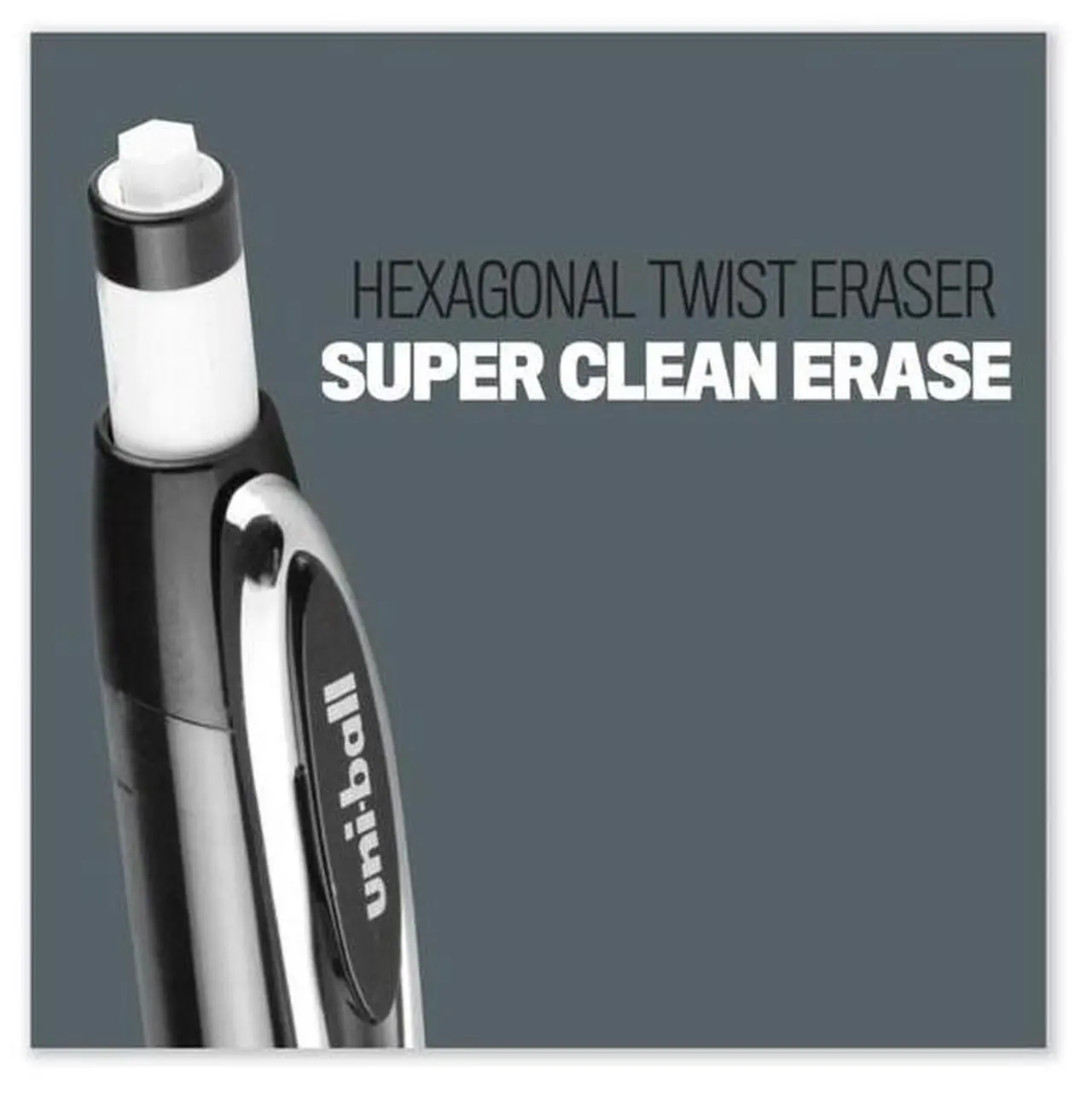 Alt view image 8 of 10 - Uni-ball 207 Mechanical Pencil, 0.7 mm, HB (#2), Black Lead, Blue Barrel, Dozen