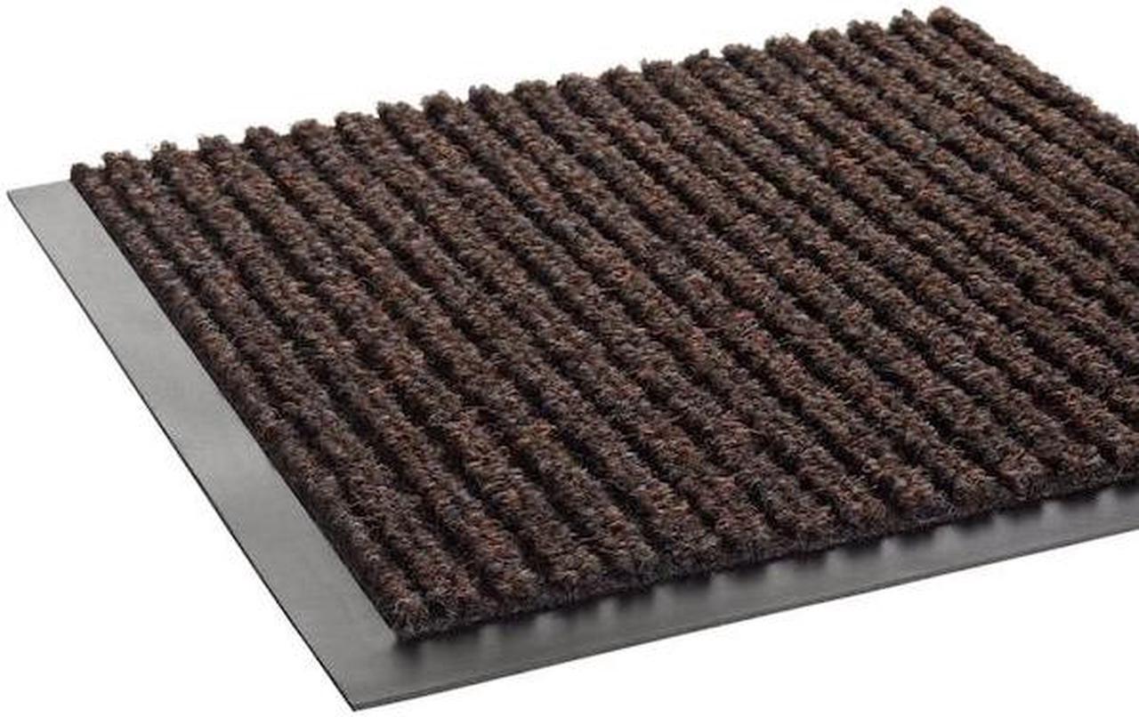 Alt view image 9 of 9 - Crown Needle Rib Wipe & Scrape Mat Polypropylene 36 x 60 Brown NR0035BR