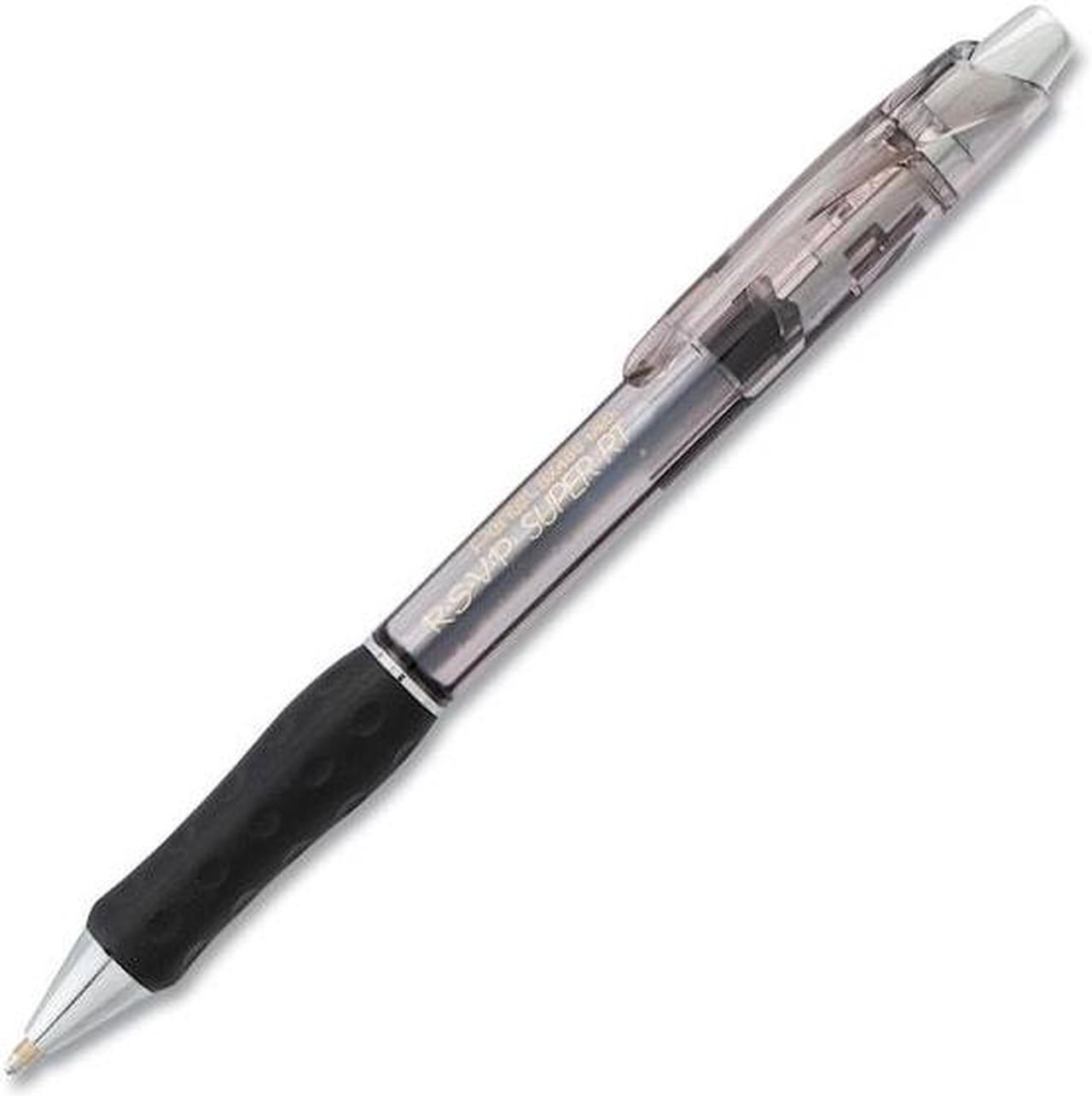 Alt view image 9 of 9 - Pentel R.S.V.P. Super RT Retractable Ballpoint Pen 1 mm Black Barrel/Ink 1 Dozen