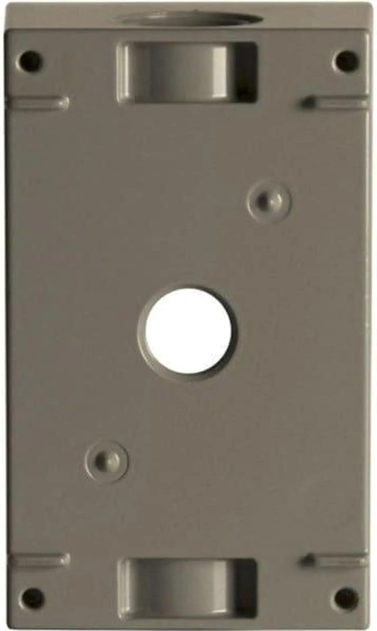 Alt view image 6 of 6 - BELL OUTDOOR 5320-0 Weatherproof Electrical Box, 1 Gang, 1/2 in Hub Size, 3