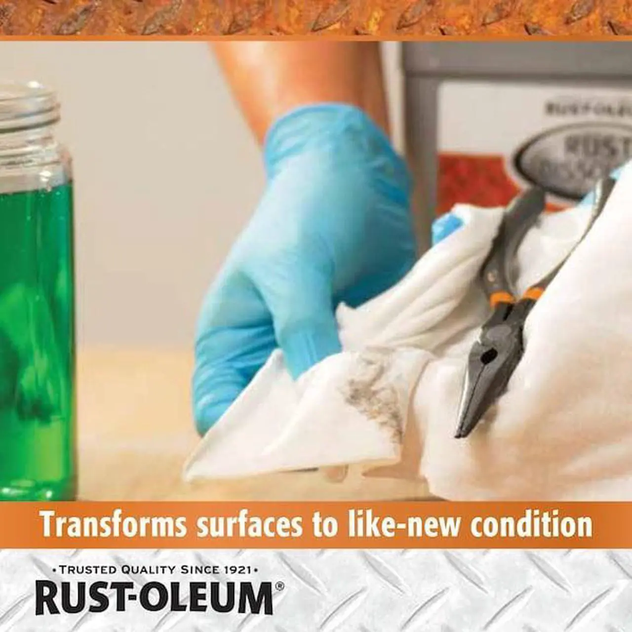 Alt view image 6 of 8 - RUST-OLEUM 286746 1 gal. Clear Water Rust Converter