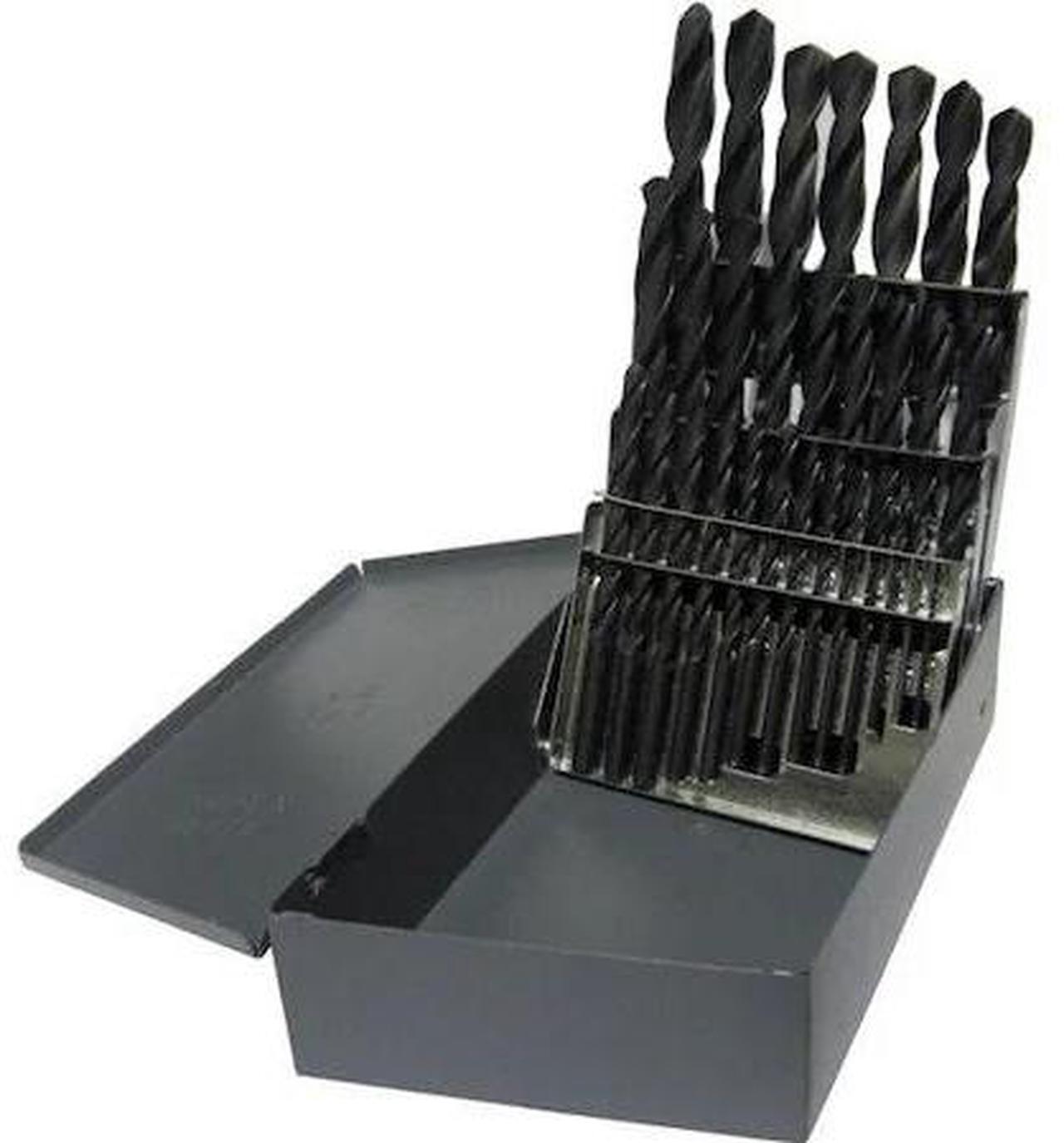 Main image of DRILL AMERICA DWD29J-SP-SET 29 Piece HSS Black Oxide Jobber Length Split Point