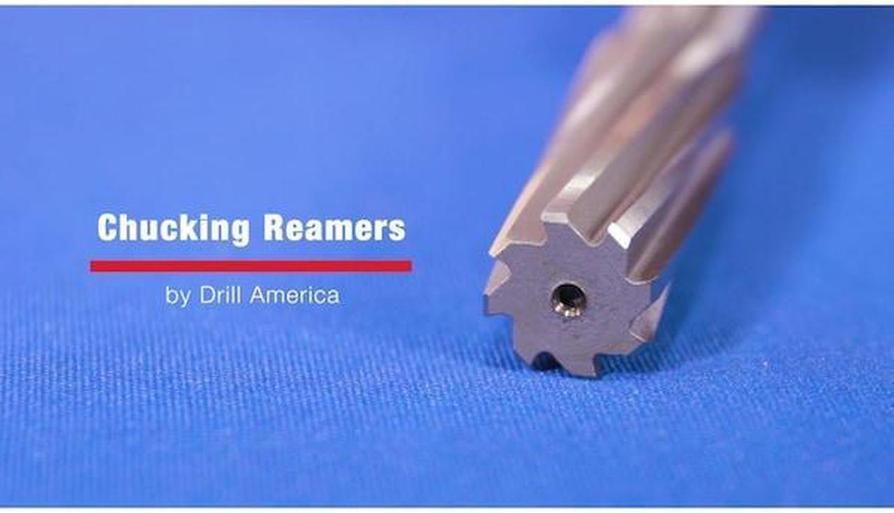 Alt view image 3 of 7 - Drill America DWRRTS9/16 HSS Taper Shank Chucking Reamer, 9/16"