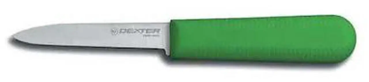 Main image of DEXTER RUSSELL 15303G Paring Knife,3-1/4" L,SS Blade,Green