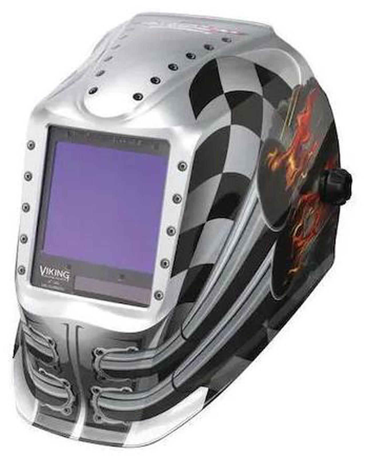 Main image of LINCOLN ELECTRIC K3100-4 Welding Helmet, Motorhead Graphic