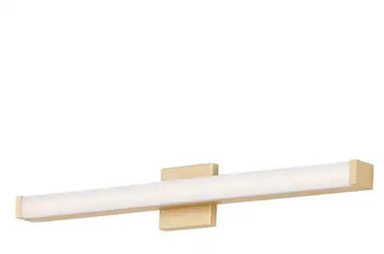 Main image of MAXIM 52004GLD Spec Vanity 1-Light 30" Wide Gold Vanity Light