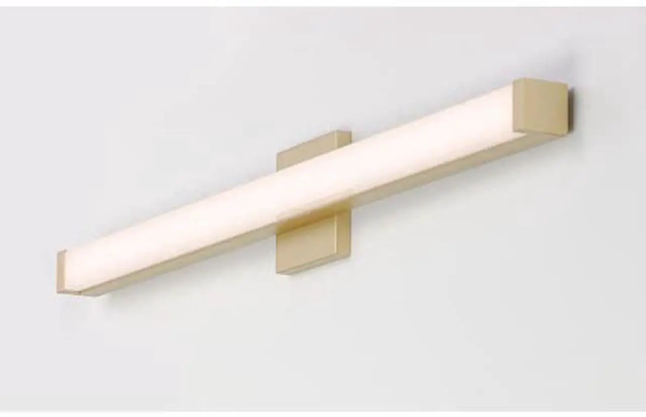 Alt view image 4 of 4 - MAXIM 52004GLD Spec Vanity 1-Light 30" Wide Gold Vanity Light