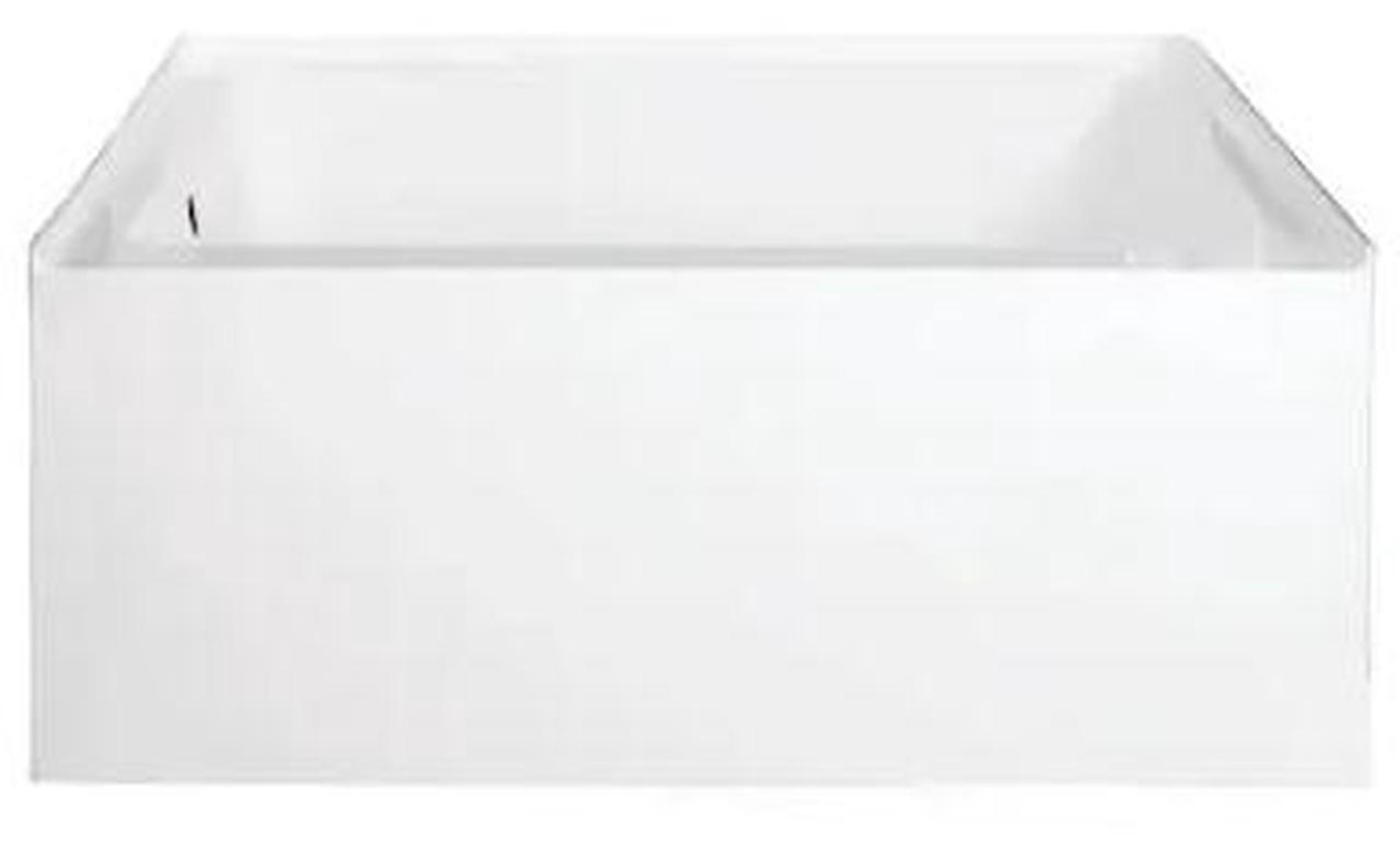 Main image of AQUA EDEN VTDE483222L Alcove Bathtubs, 48 L, 32 W, White, Acrylic