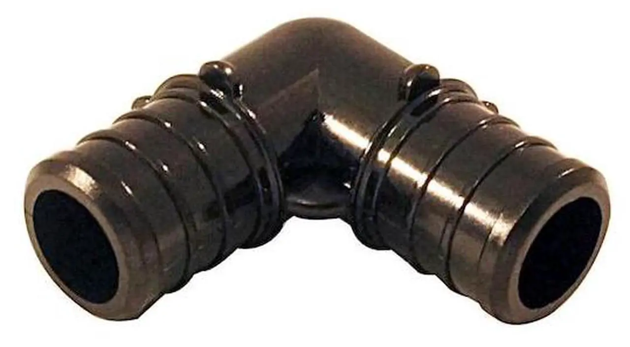 Alt view image 2 of 7 - APOLLO PXPAE3430JR 3/4 in. Plastic PEX Barb 90-Degree Elbow Jar (30-Pack), 30PK