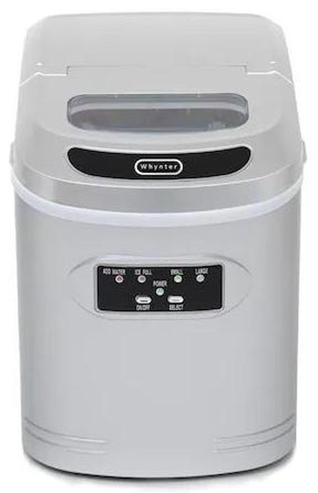 Alt view image 20 of 20 - Whynter IMC-270MS Compact Portable Ice Maker 27 lb capacity - Metallic Silver