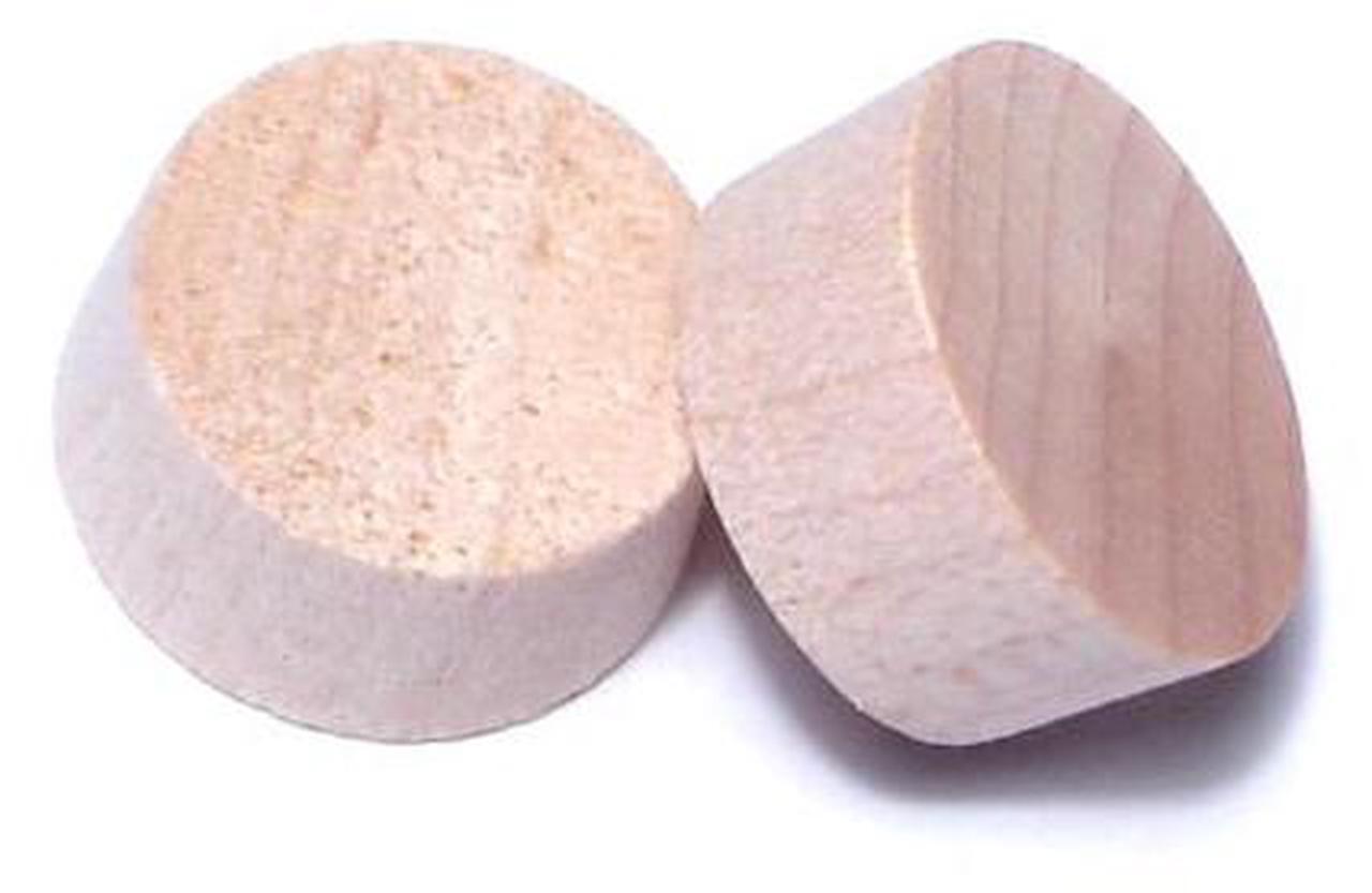 Main image of MIDWEST FASTENER 08887 1/2" Birch Wood Flat Head Plugs 100PK