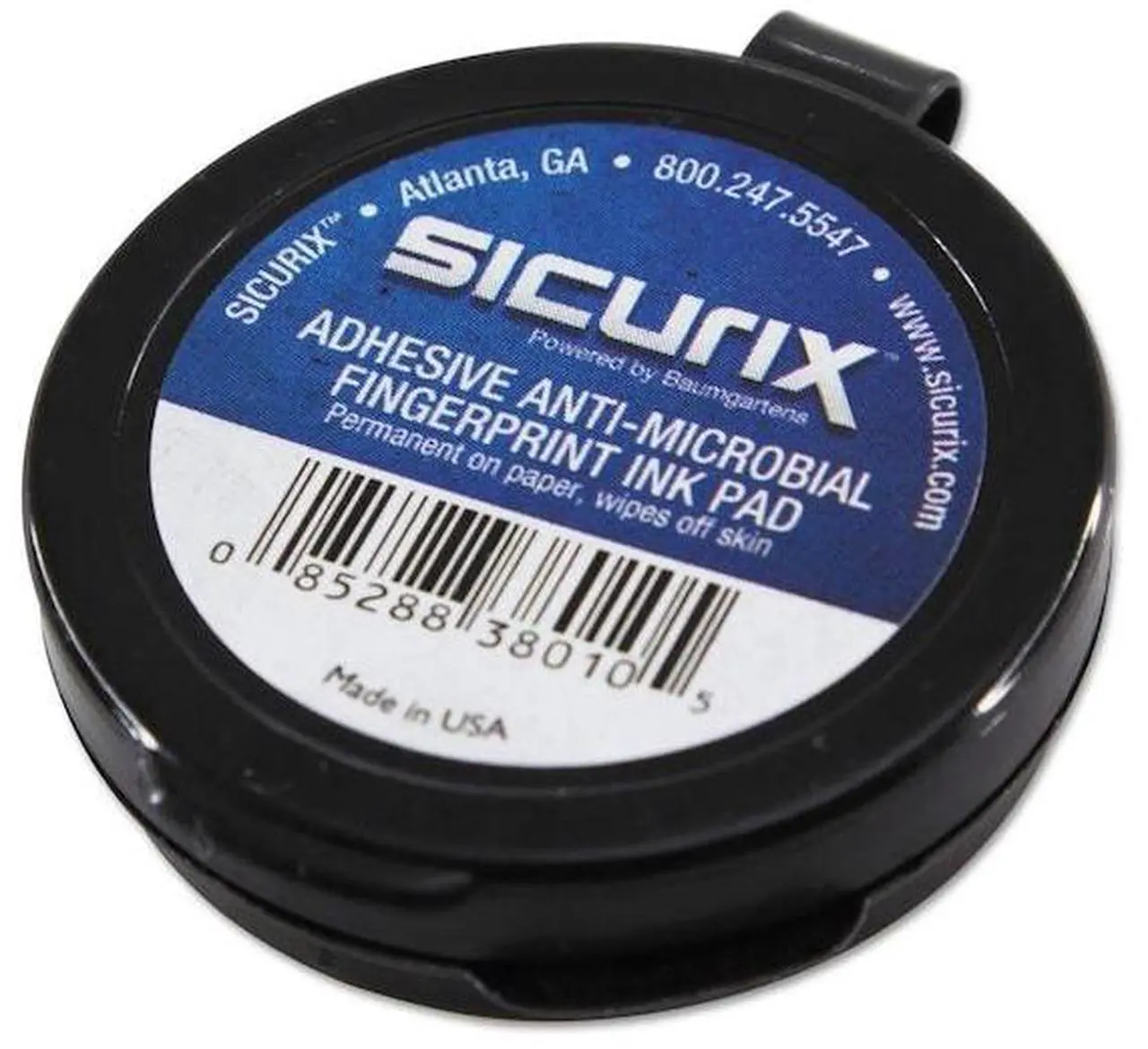 Alt view image 16 of 16 - Baumgartens 38010 Fingerprint Ink Pad 1.6" x 1.6" x 0.5" - Black Ink