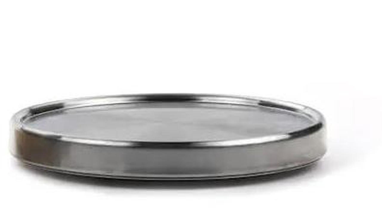 Alt view image 2 of 2 - RSVP International Endurance Tool Crock Turntable Lazy Susan, Stainless Steel, 8.25" | Organize Spices & Small Bottles | Spins Easy | Handy in Cabinets or on Counters
