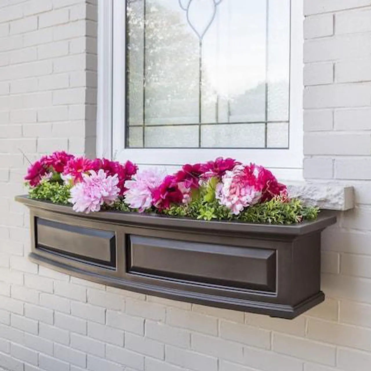 Main image of MAYNE 4831-ES Nantucket Window Box 4' - Espresso