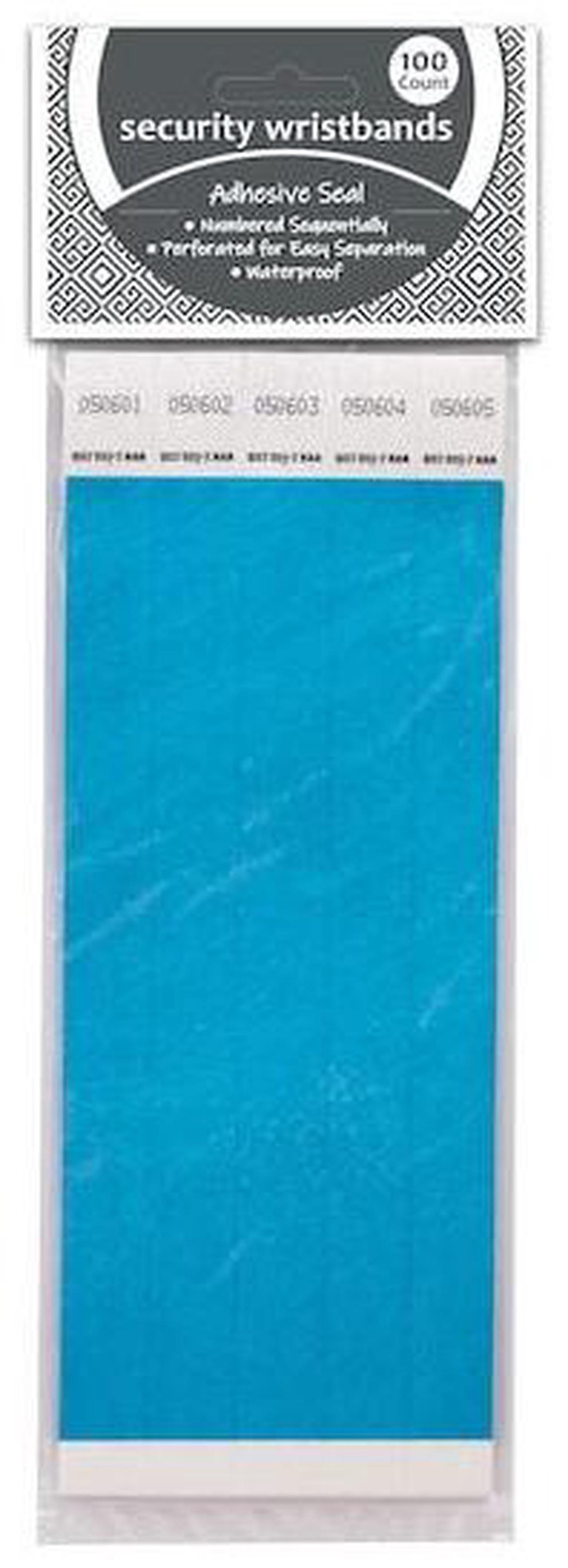Alt view image 2 of 2 - C-LINE PRODUCTS 89105 DuPont Tyvek Security Wristbands, Blue, 100PK