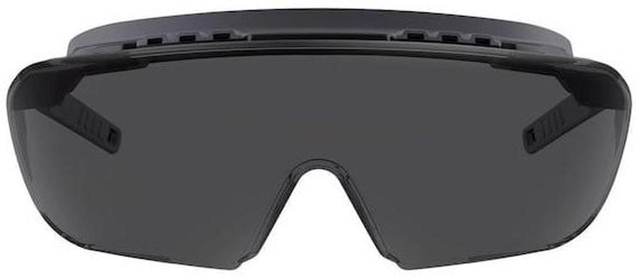 Alt view image 4 of 7 - ERGODYNE OSMIN Safety Glasses, Smoke Matte Black Frame