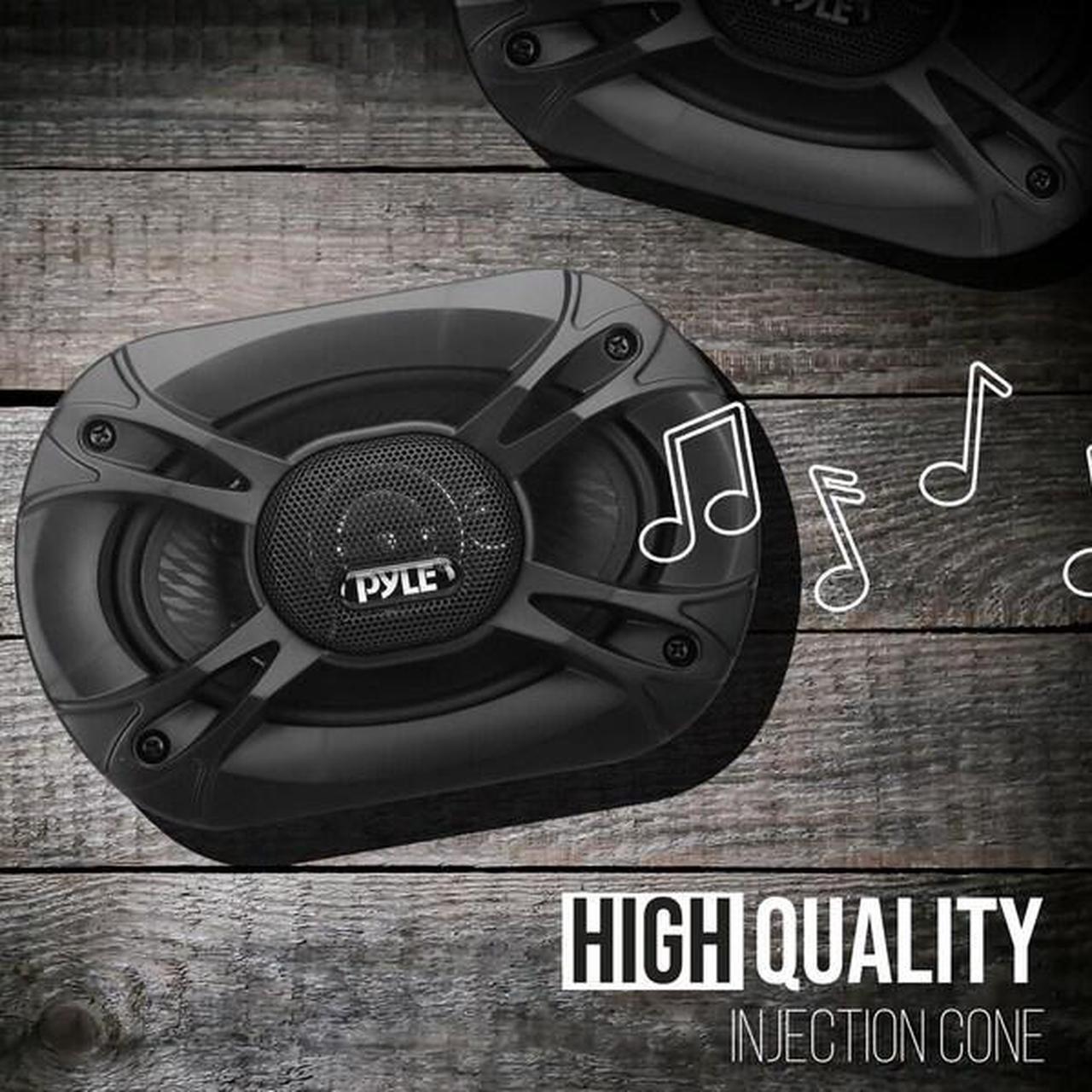 Alt view image 4 of 8 - Pyle 3-Way Universal Car Stereo Speakers - 400W 6 X 8 Triaxial Loud Pro Audio Car Speaker Universal Oem Quick Replacement Component Speaker Vehicle Door/Side Panel Mount Compatible Pl6183Bk (Pair)