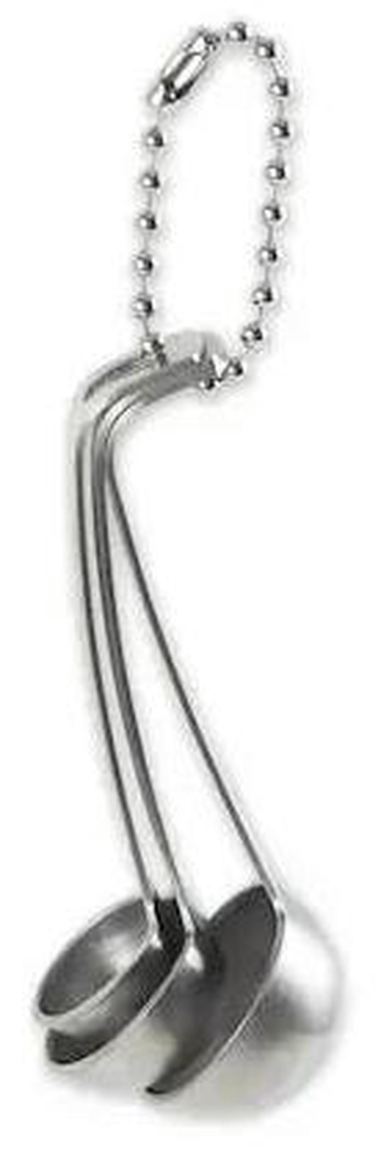 Alt view image 2 of 2 - RSVP International Endurance Kitchen Collection Measuring Tools, Dishwasher Safe, Mini Ladles, 3 Piece, Stainless Steel