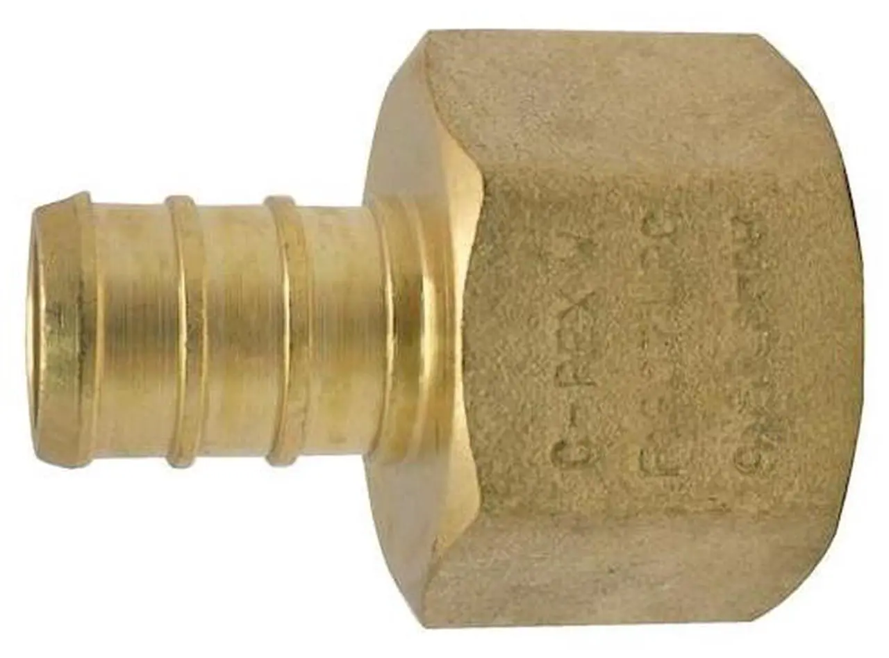 Alt view image 5 of 7 - APOLLO APXFA1225JR 1/2 in. Brass PEX Barb x 1/2 in. Female Pipe Thread Adapter