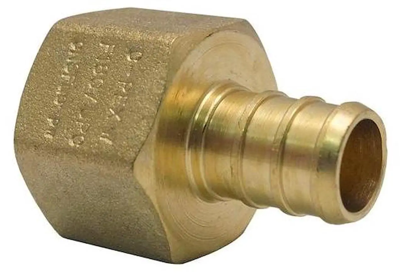 Alt view image 6 of 7 - APOLLO APXFA1225JR 1/2 in. Brass PEX Barb x 1/2 in. Female Pipe Thread Adapter