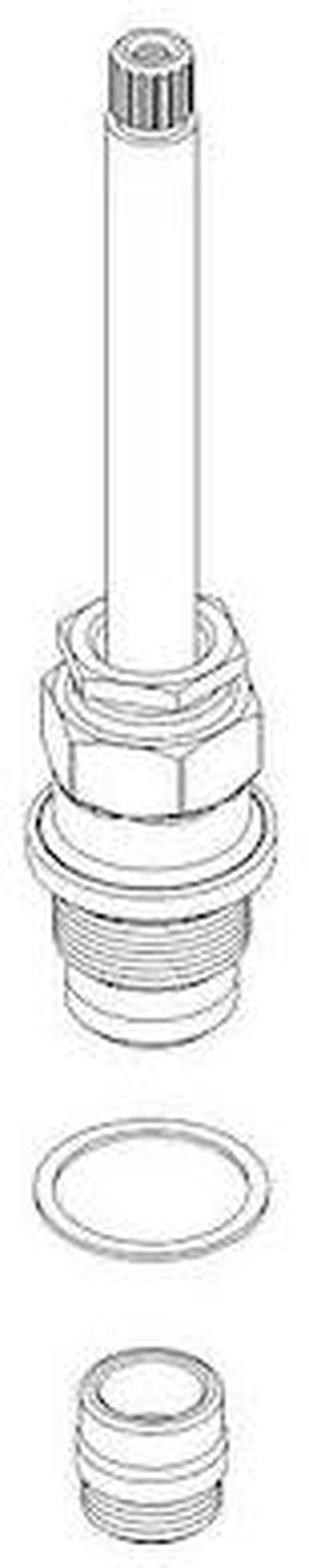 Main image of CENTRAL BRASS K-2-CT Stem Assembly W/Replaceable Seat Old Style