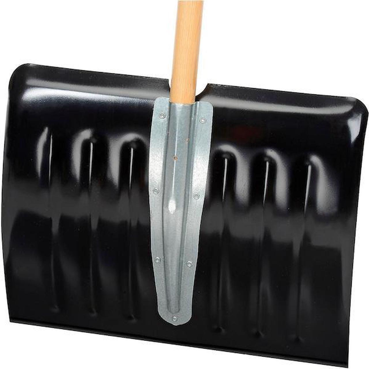 Alt view image 5 of 6 - True Temper 18 In. Steel Snow Shovel with 37 In. Wood Handle 1640700