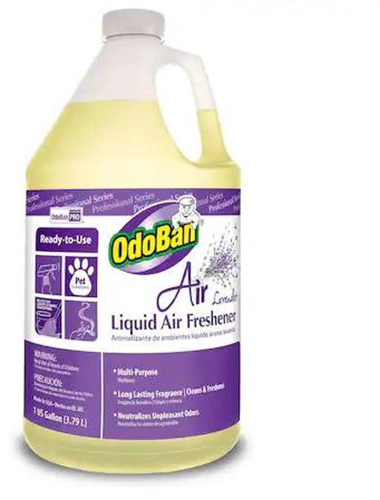 Main image of ODOBAN 977562-G4 OdoBan Lavender Liquid Air Freshener Gallon