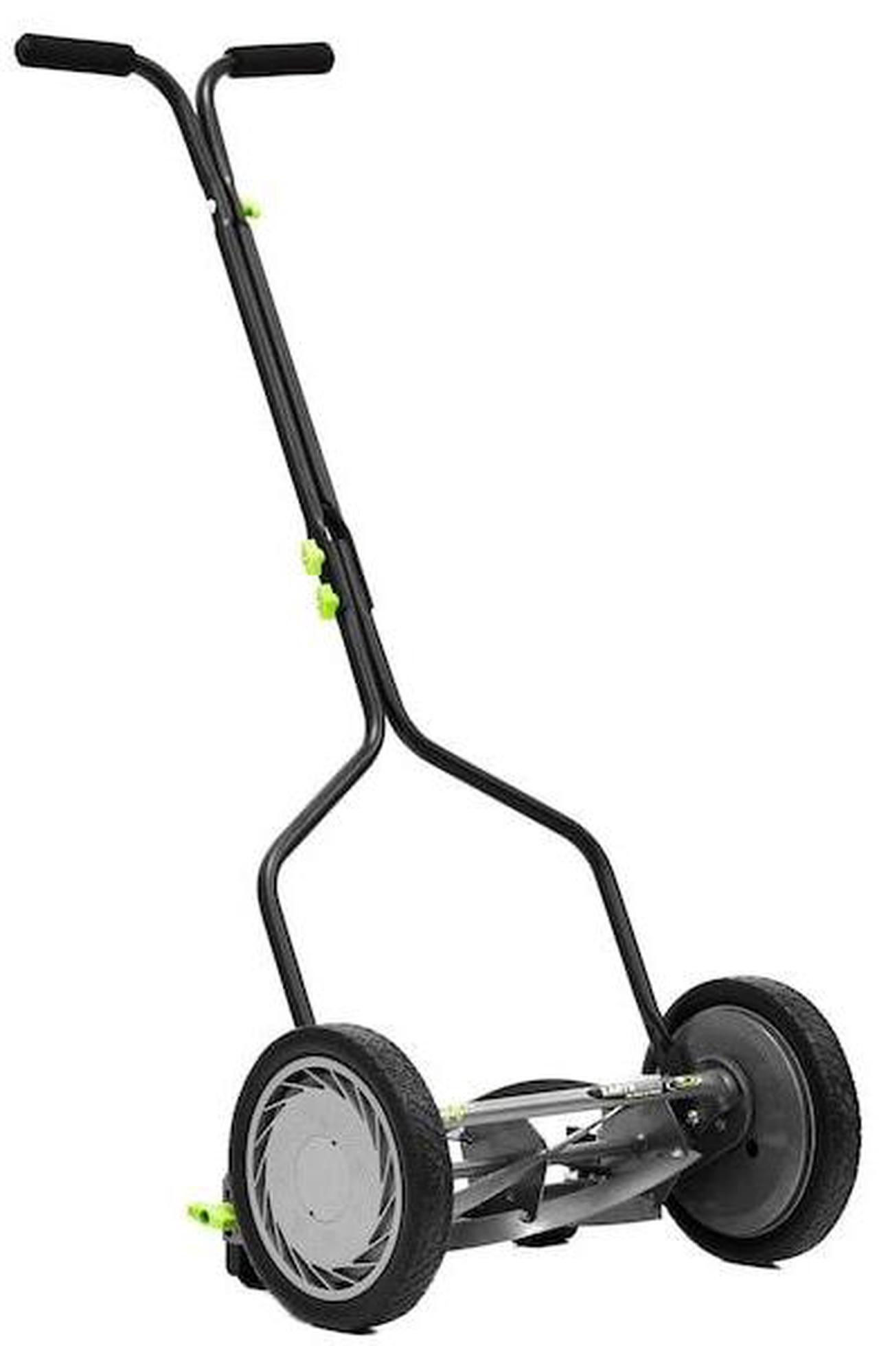 Alt view image 3 of 6 - EARTHWISE 1314-14EW 1314-14EW 14-Inch 5-Blade Push Reel Lawn Mower