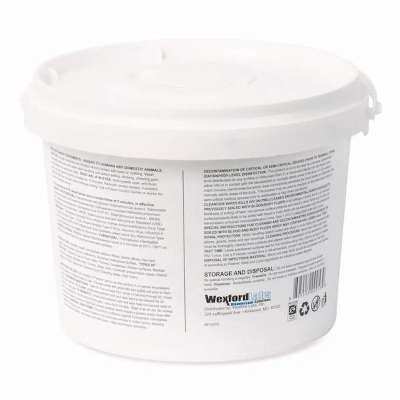 Alt view image 13 of 16 - CleanCide Disinfecting Wipes Fresh Scent 400/tub