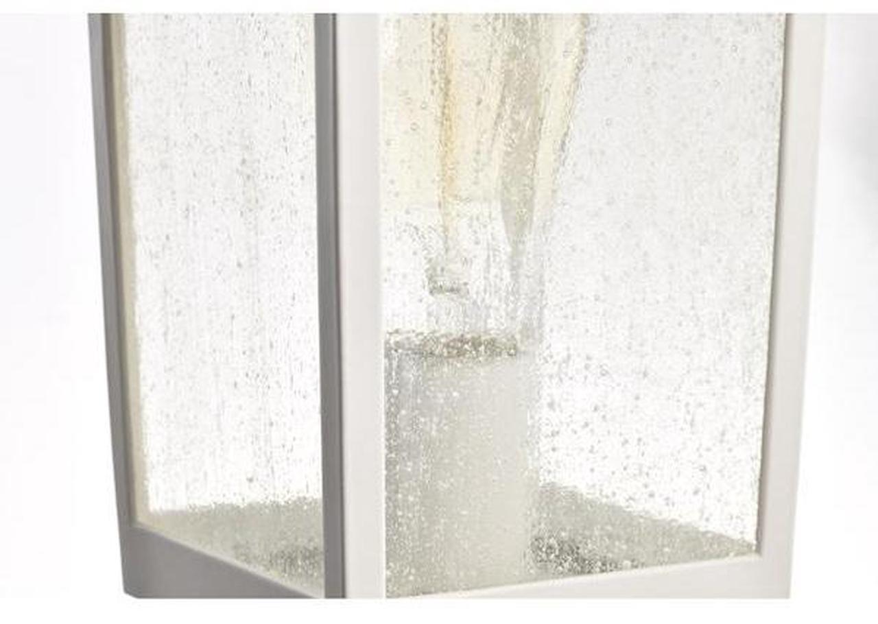 Alt view image 5 of 7 - NUVO 60/5951 Cove Neck Outdoor Large Post Lantern 1 Light White Finish