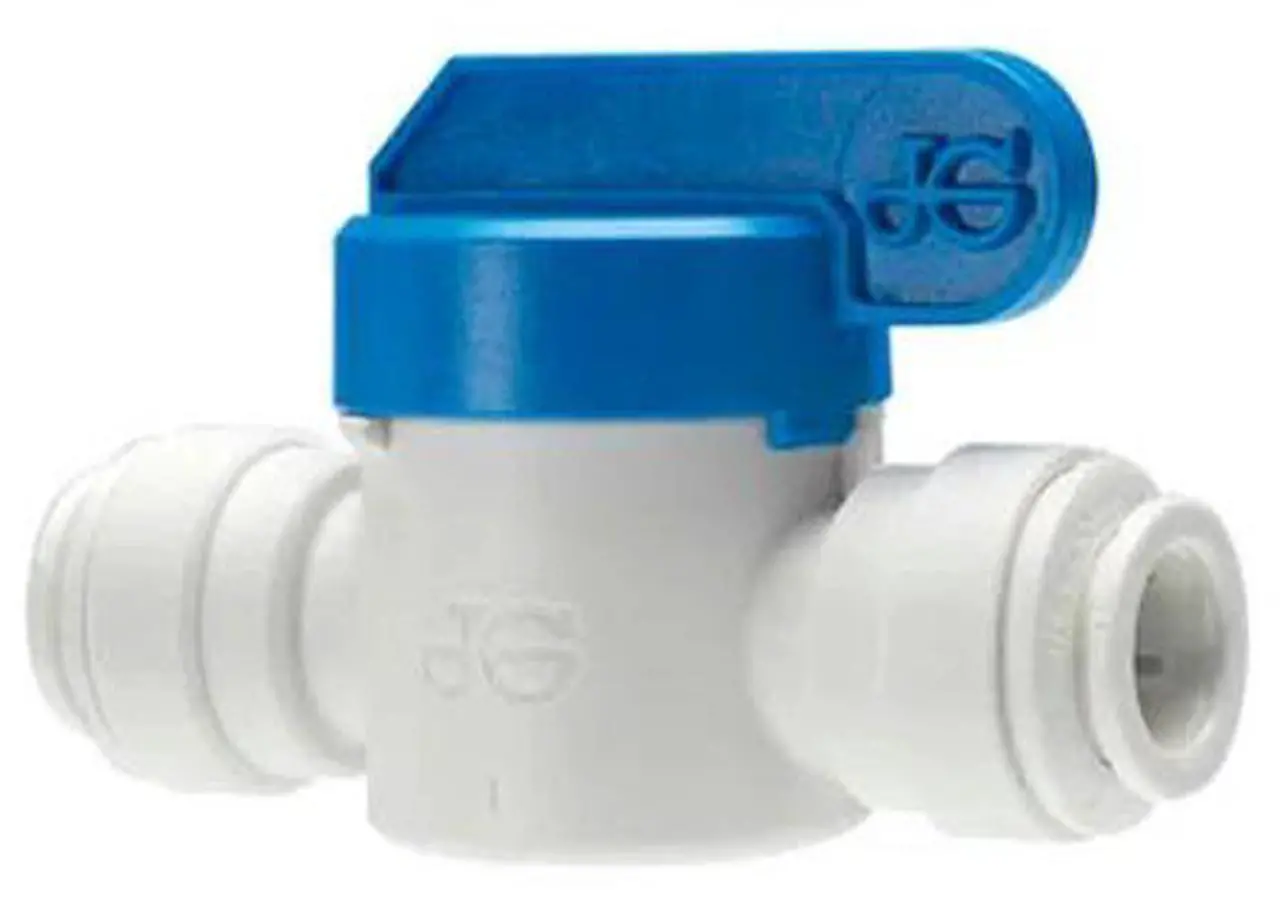 Main image of JOHN GUEST PPSV041212W Valve, 3/8'' Tube Size, White, 10 PK