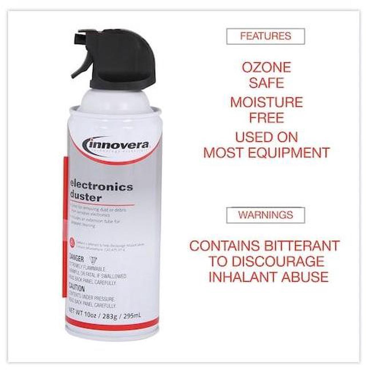 Alt view image 13 of 13 - Compressed Air Duster Cleaner, 10 oz Can, 2/Pack 10012