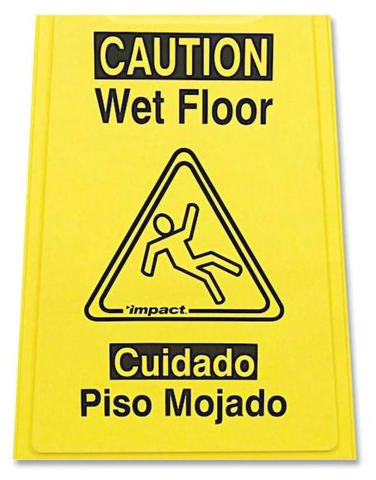 Alt view image 11 of 11 - Impact Products English/Spanish Wet Floor Sign