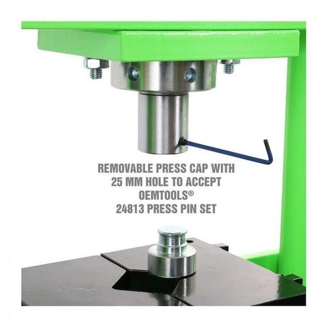 Alt view image 5 of 7 - OEMTOOLS 25088 10 Ton Hydraulic Benchtop Shop Press
