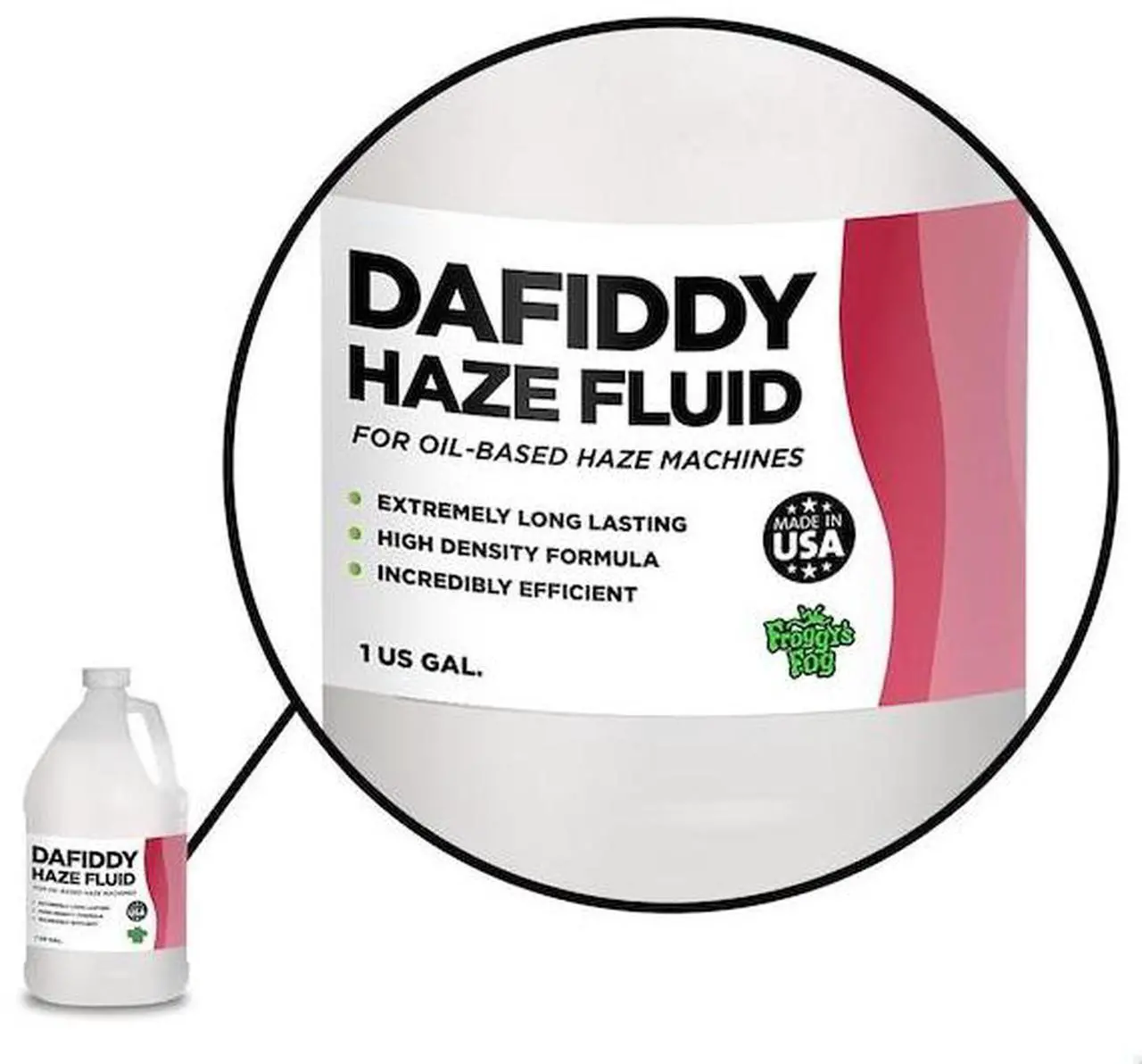 Alt view image 2 of 7 - FROGGY'S FOG DS-DF-1 DaFiddy Haze Fluid for DF-50 Hazers - 1 Gallon