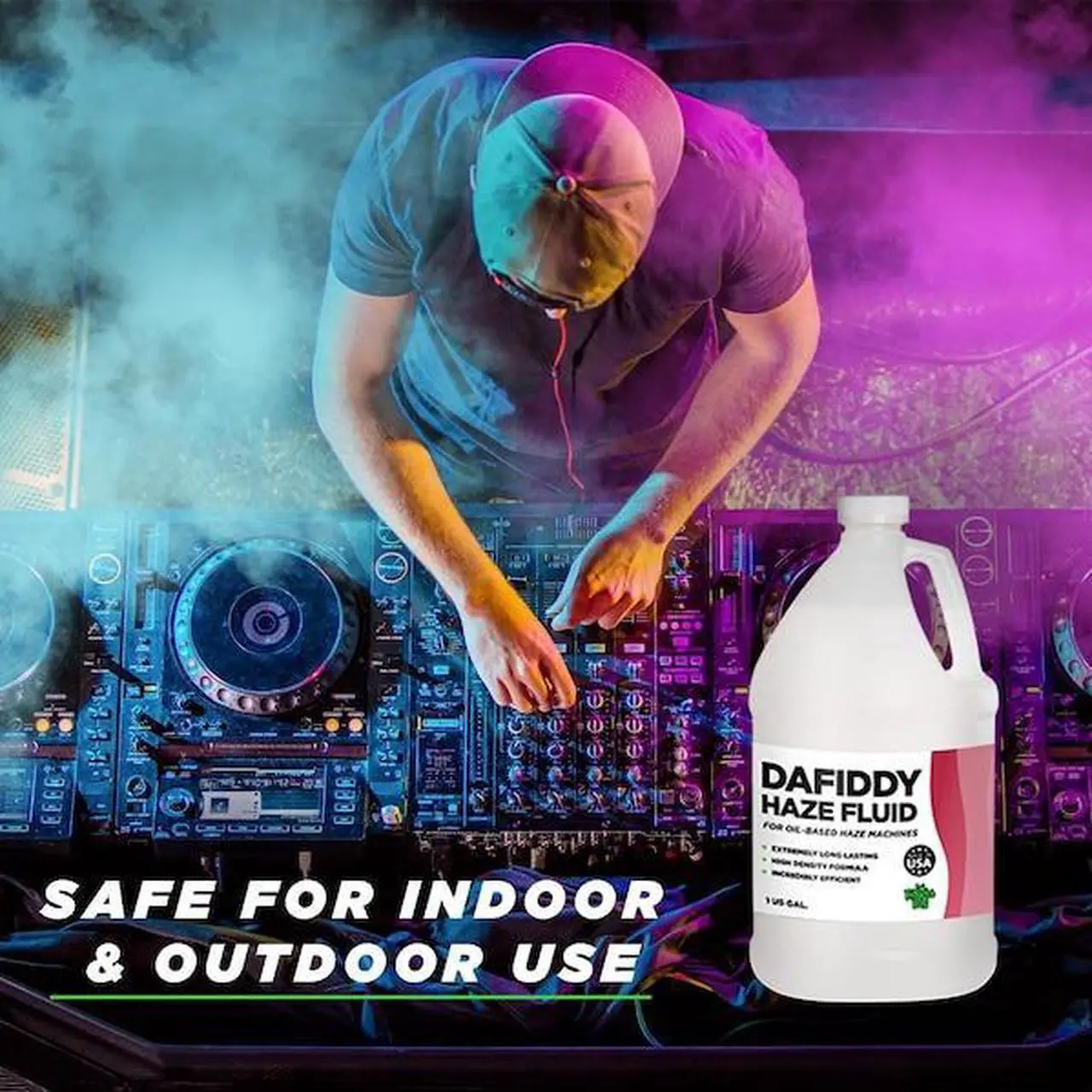 Alt view image 5 of 7 - FROGGY'S FOG DS-DF-1 DaFiddy Haze Fluid for DF-50 Hazers - 1 Gallon