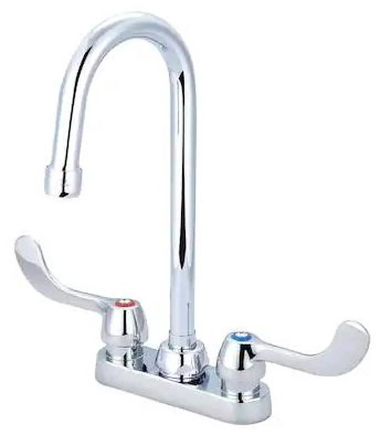 Alt view image 2 of 2 - Central Brass 80084-ELS17 1.5 GPM Two Handle Cast Brass Bar & Laundry Faucet - Polished Chrome