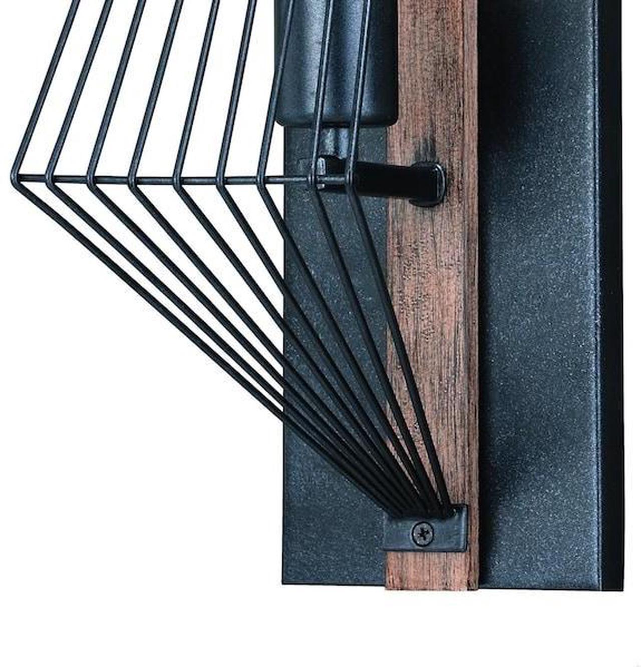 Alt view image 7 of 7 - VAXCEL W0252 Dearborn 1L Light Oak/Black Iron