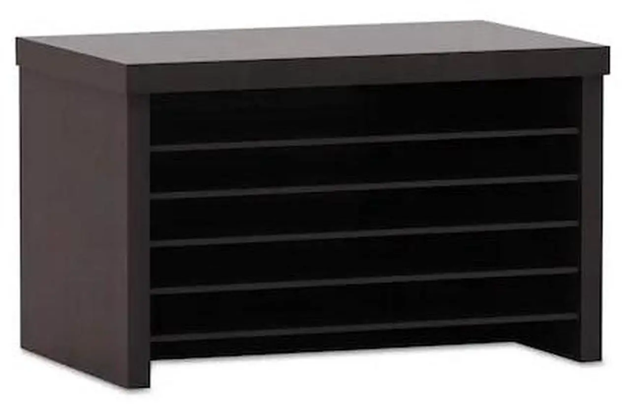 Alt view image 3 of 7 - Alera Valencia Under Counter File Organizer Shelf, 15 3/4w x 10d x 11h, Espresso