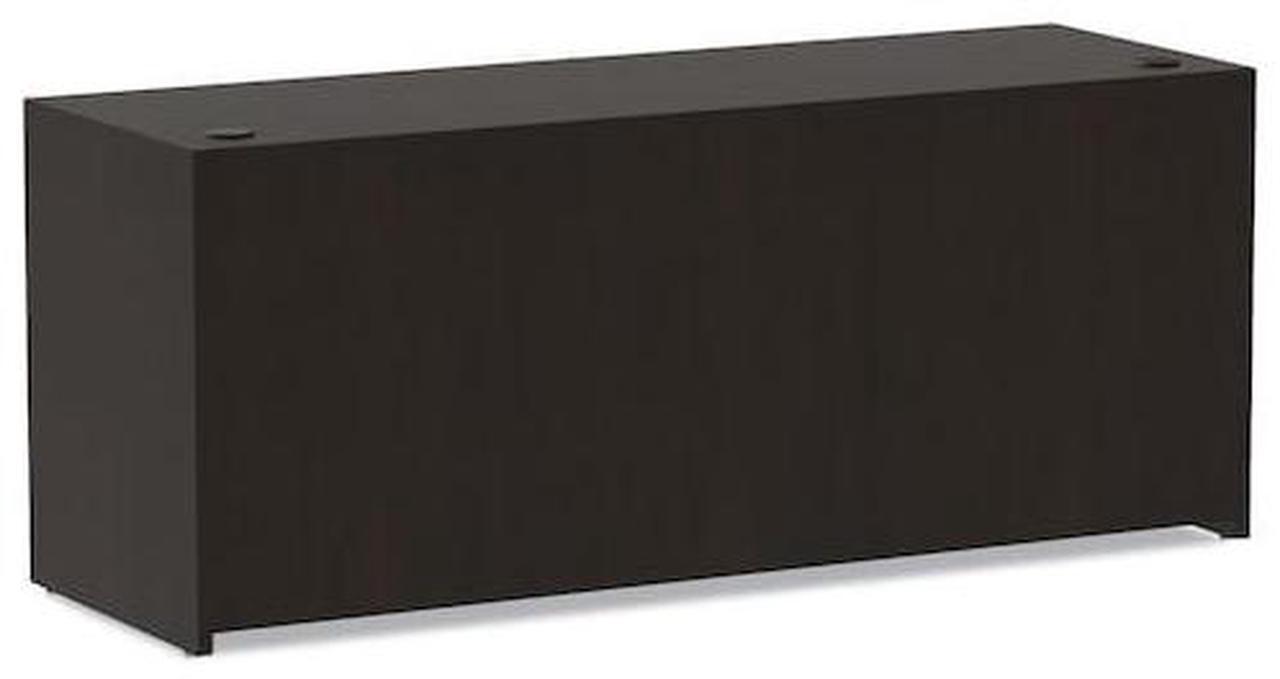 Alt view image 9 of 11 - Alera - VA257224ES - Alera Valencia Series Credenza Shell, 70 7/8w x 23 5/8d x 29 5/8h, Espresso