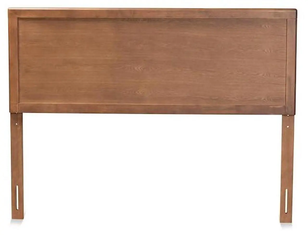 Alt view image 8 of 9 - Baxton Studio Alan Modern and Contemporary Transitional Ash Walnut Finished Wood King Size Headboard