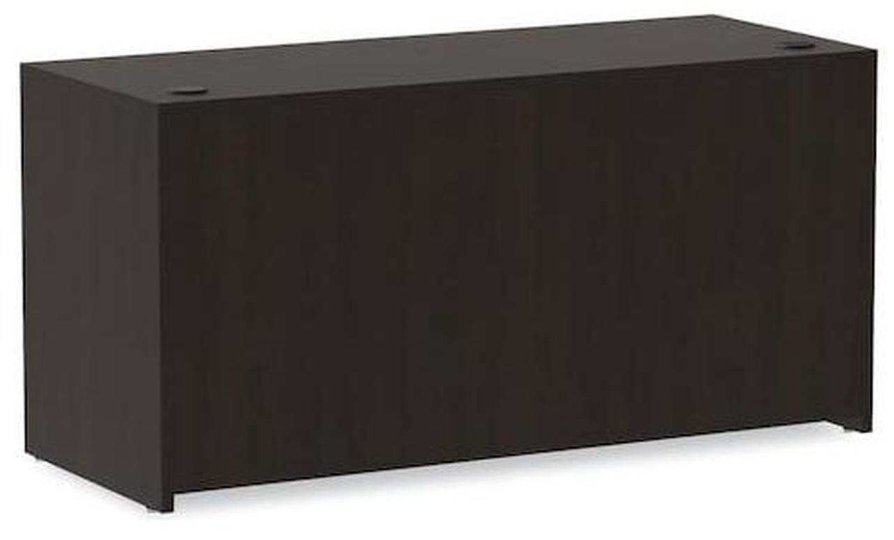 Alt view image 7 of 9 - Alera - VA256024ES - Alera Valencia Series Credenza Shell, 59 1/8w x 23 5/8d x 29 5/8h, Espresso