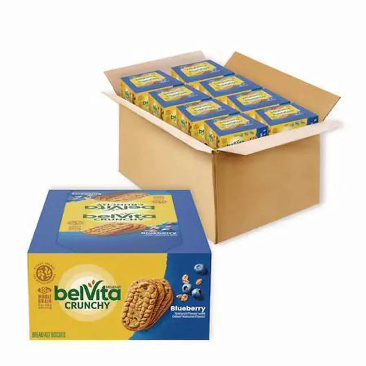 Main image of NABISCO 00 44000 02908 00 belVita Breakfast Biscuits, 1.76 oz Pack, Blueberry,