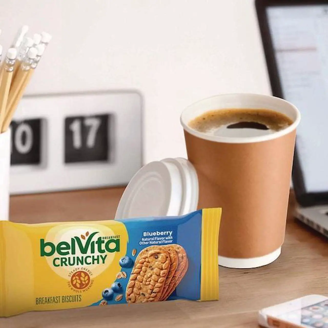 Alt view image 7 of 7 - NABISCO 00 44000 02908 00 belVita Breakfast Biscuits, 1.76 oz Pack, Blueberry,