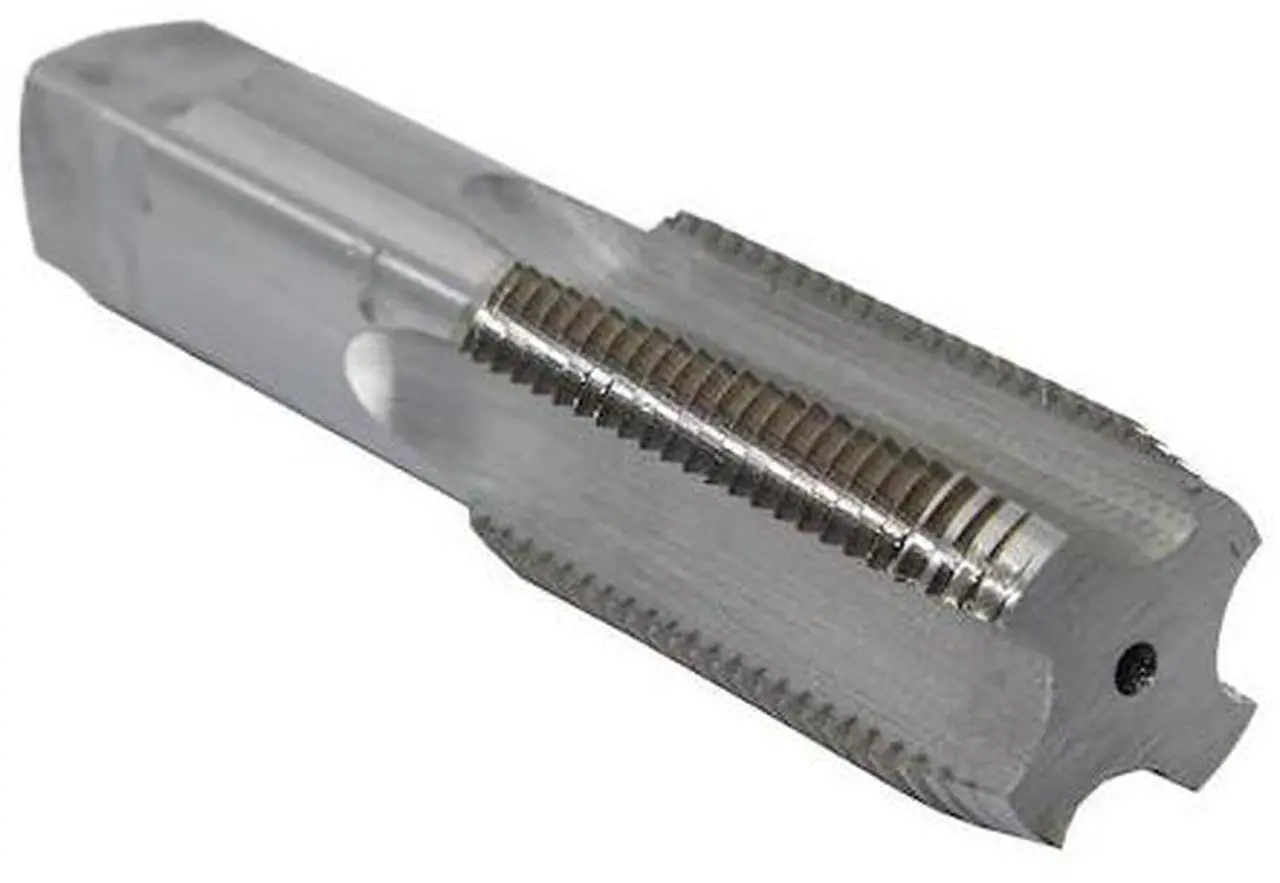 Alt view image 3 of 9 - Drill America T/A Series High-Speed Steel Hand Threading Tap, Uncoated (Bright) Finish, Round with Square End Shank, Plug Chamfer, 1-1/2"-6 Size (Pack of 1)