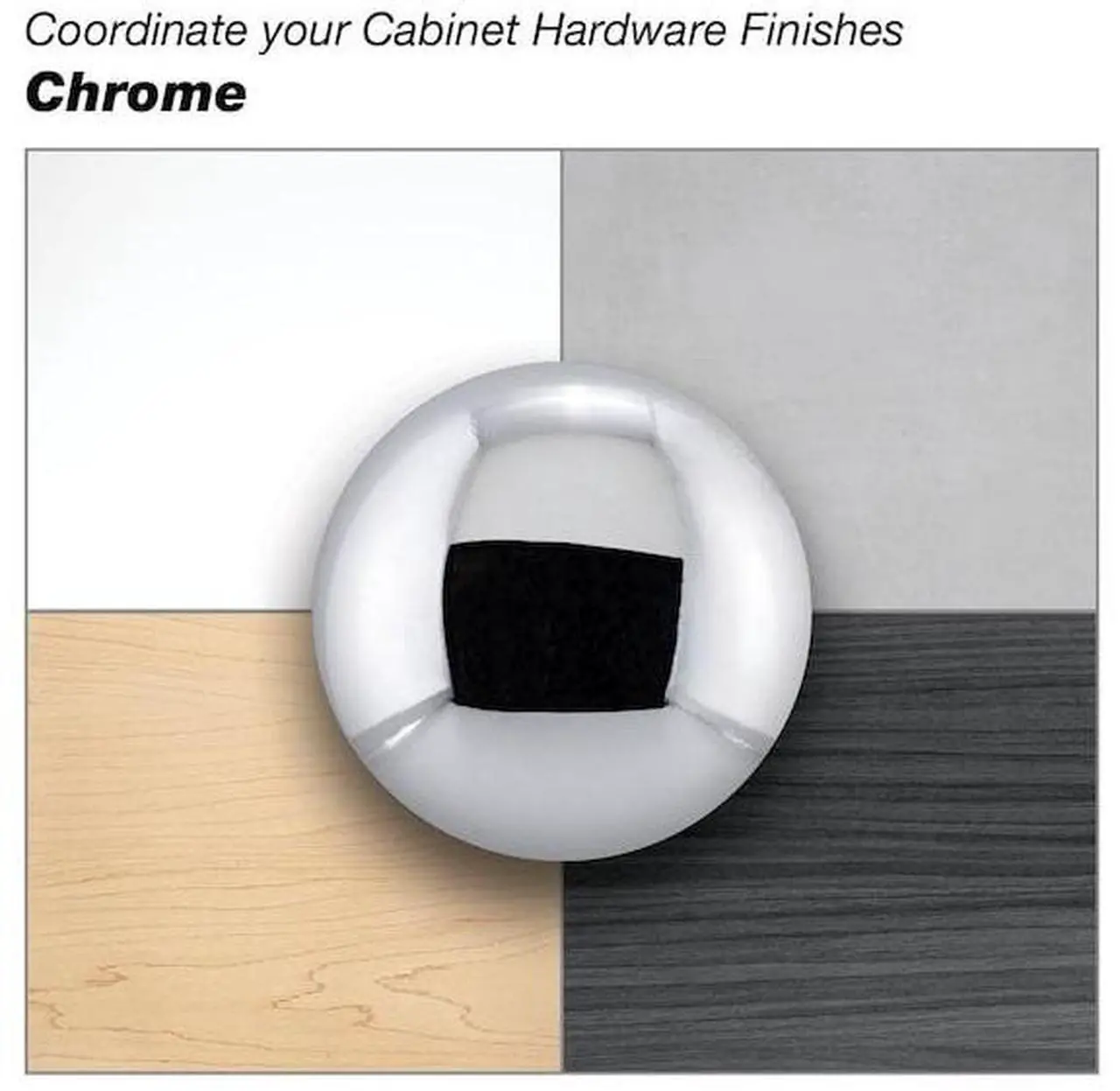Alt view image 3 of 7 - RICHELIEU BP2209320140 12 5/8 in (320 mm) Center-to-Center Chrome Eclectic